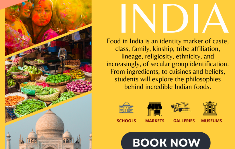 Food and Culture Study trip to India