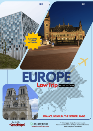 Kenyan law students trip to europe