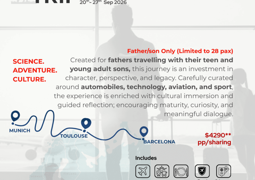 Father & Son trip in Europe