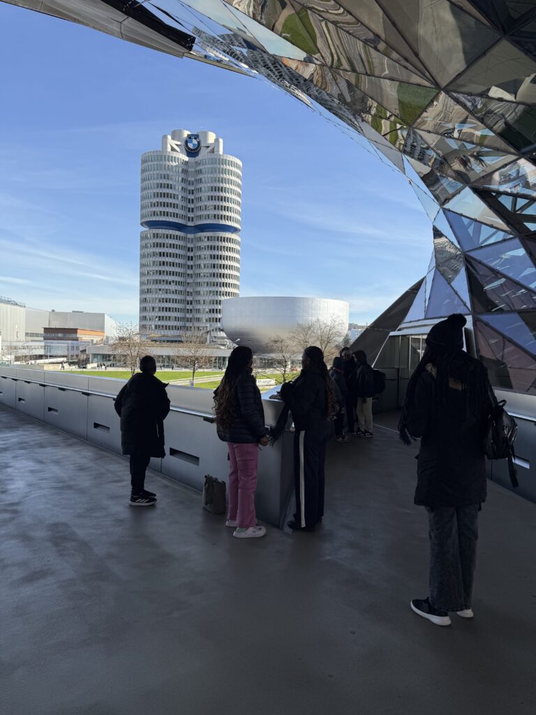 STEM trip to Europe at BMW factory