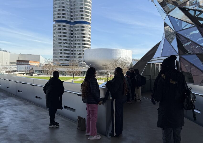 STEM trip to Europe at BMW factory